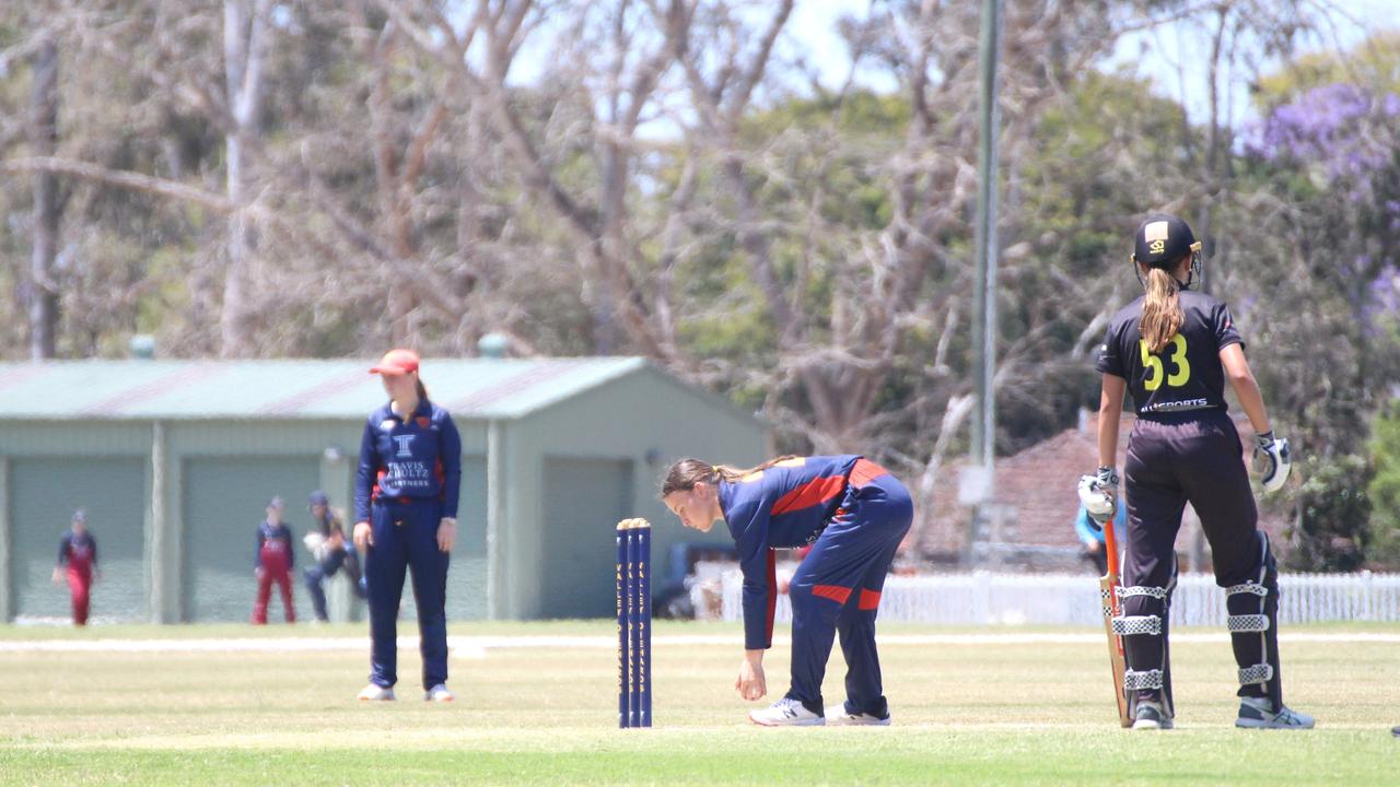 Katherine Raymond Shield T20 action between the Sunshine Coast and Wests.