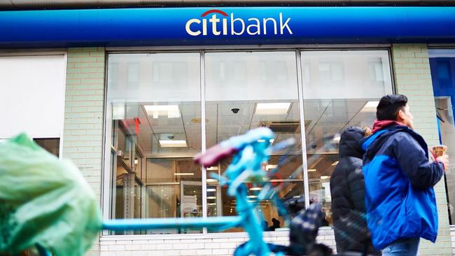 Citigroup earnings beat analysts’ estimates. Picture: Bloomberg