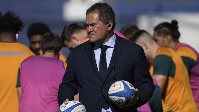 Is Wallabies coach Dave Rennie second guessing himself? Picture: AFP