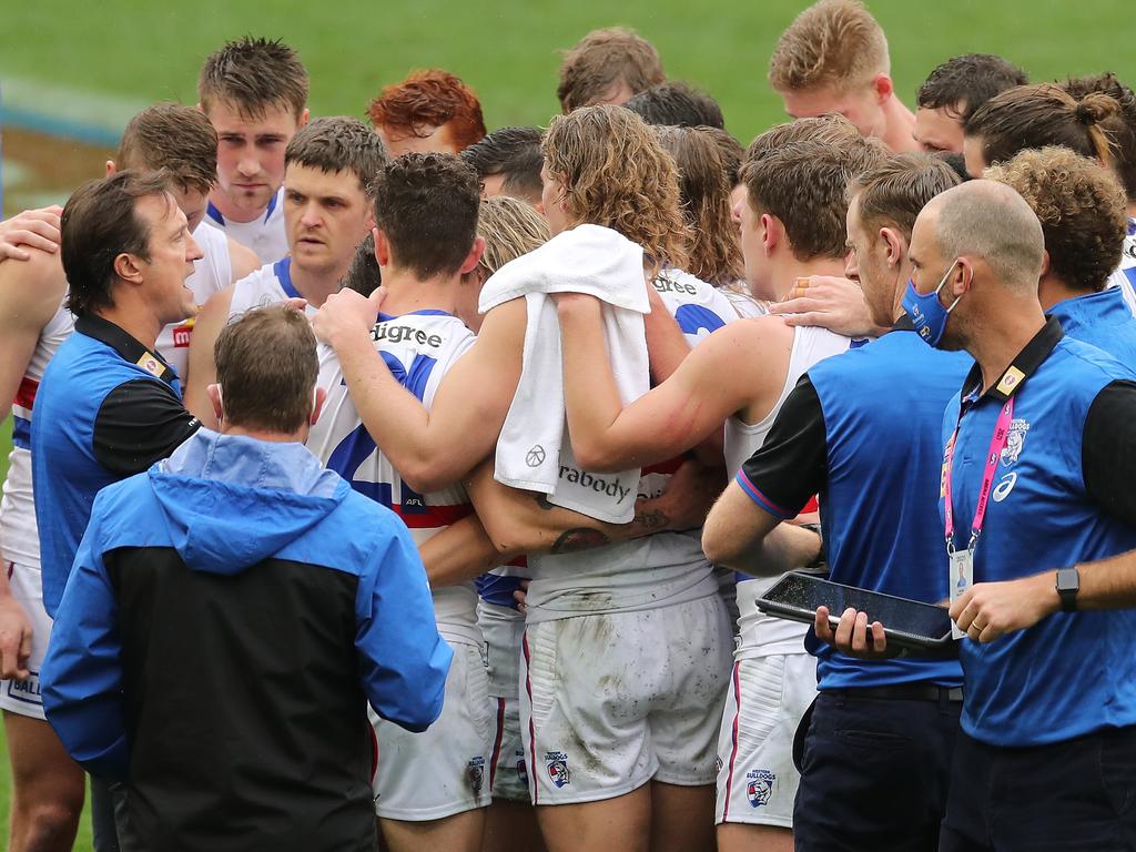 Beveridge’s Bulldogs were much too good for West Coast on Sunday. (Photo by Will Russell/AFL Photos via Getty Images)