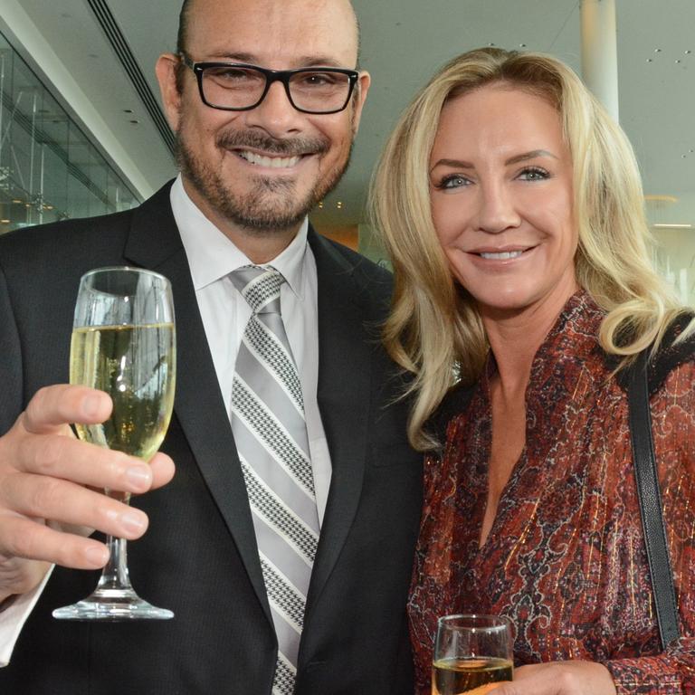 Rob Salyer and Geri Saville at St Hilda's Foundation business lunch at RACV Royal Pines, Benowa. Picture: Regina King 