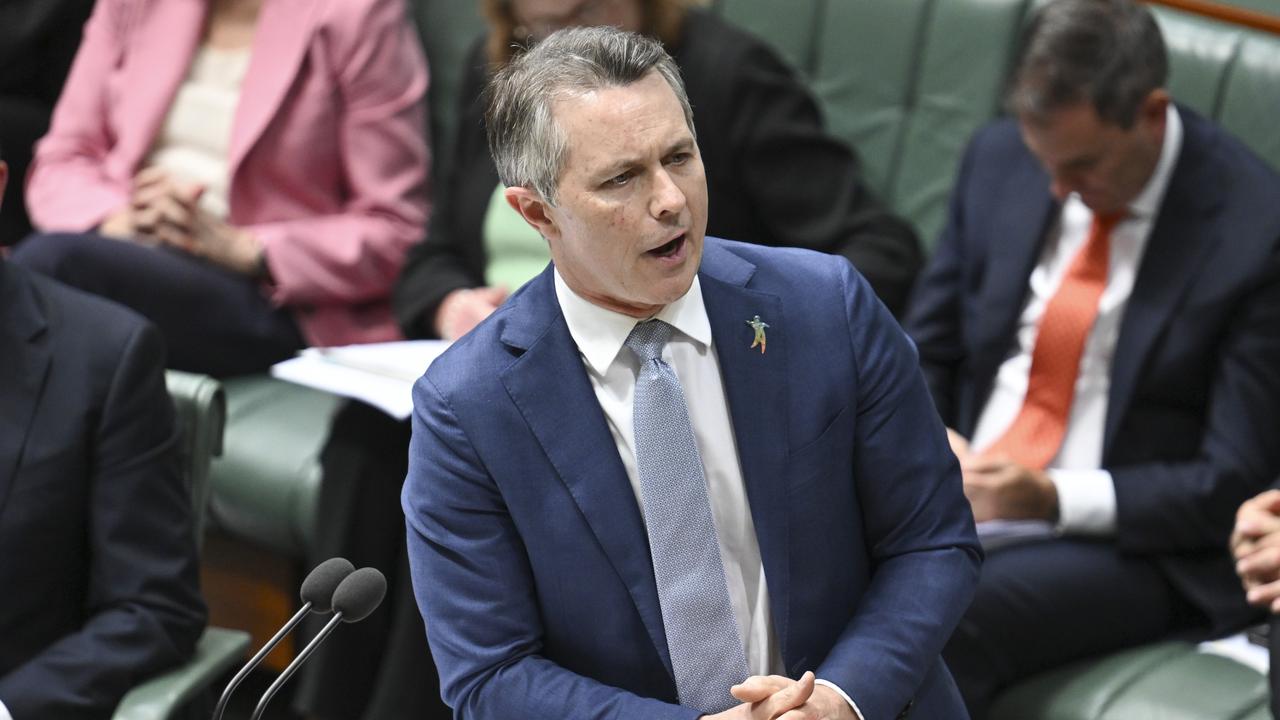 Minister for Education and Youth of Australia, Jason Clare during Question Time at Parliament House in Canberra. Picture: NewsWire / Martin Ollman