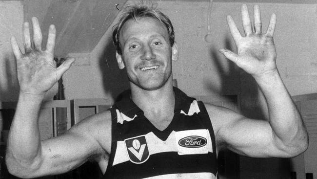 Gary Ablett had a moustache throughout his career, but his sons didn’t follow his example.