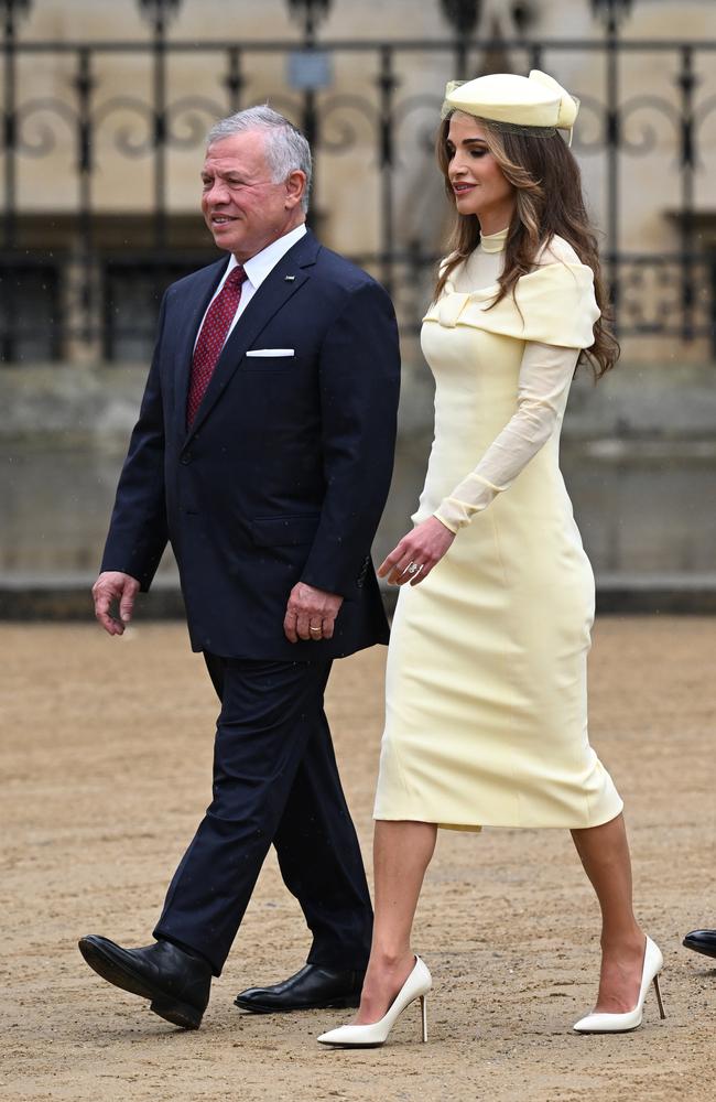 Queen Rania of Jordan never fails to look stunning. Picture: Getty Images