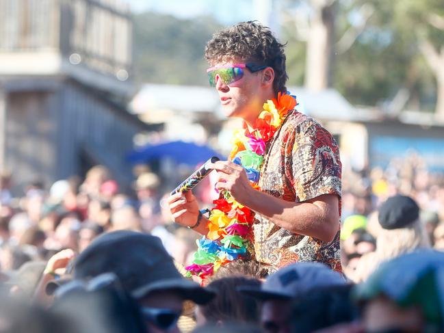 Thousands of people normally flock to Marion Bay each just before the new year for the annual Falls Festival. Picture: PATRICK GEE