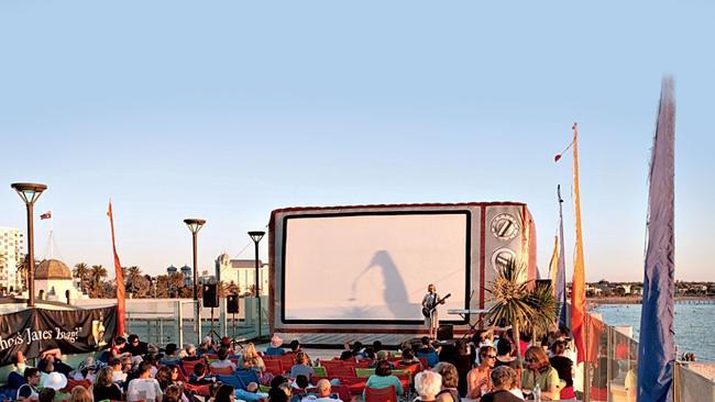 St Kilda's open air cinema.