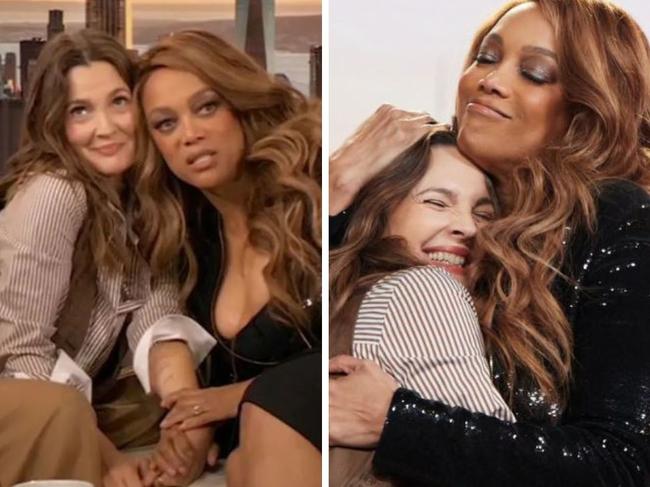 Drew Barrymore and Tyra Banks confess to makeout session