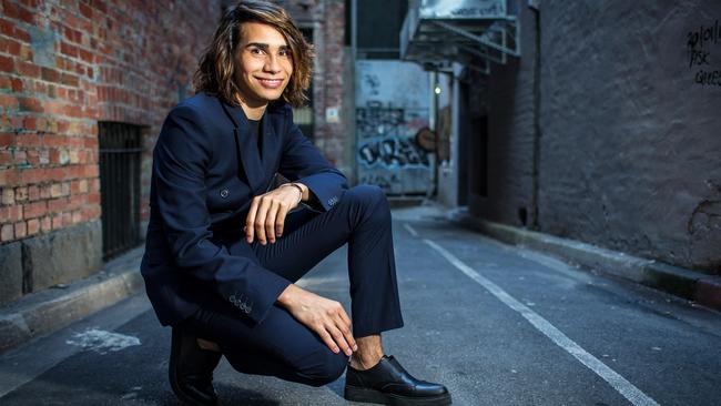 Isaiah Firebrace is performing a free set at Queensbridge Square today to celebrate #SnapMelbourne. Picture: Mark Stewart