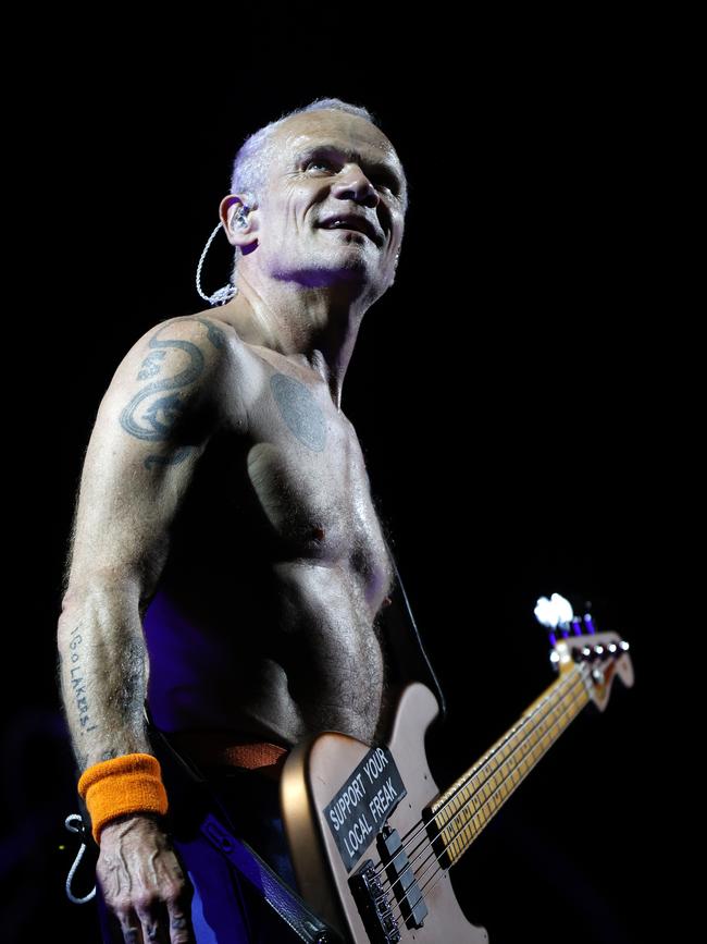 Chili Peppers’ bassist Flea. Picture: Jonathan Ng