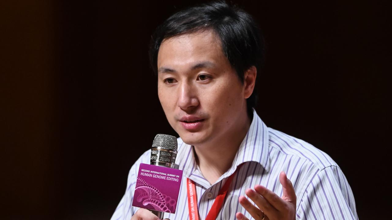 Chinese scientist He Jiankui was jailed for manipulating the DNA of three babies. Picture: Anthony Wallace/AFP