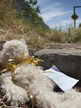 The scene where the newborn boy was found at Quakers Hill.