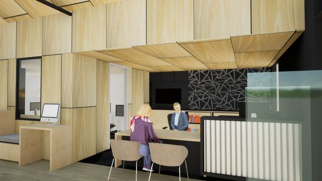 The former Naracoorte Herald building is set for a makeover. Picture: Naracoorte Lucindale Council / Brett, Julian Architect