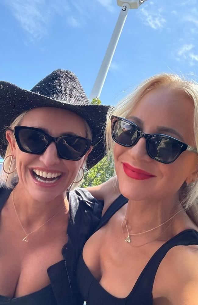 Bickmore and bestie Fifi Box bought their two daughters to the concert at the MCG.