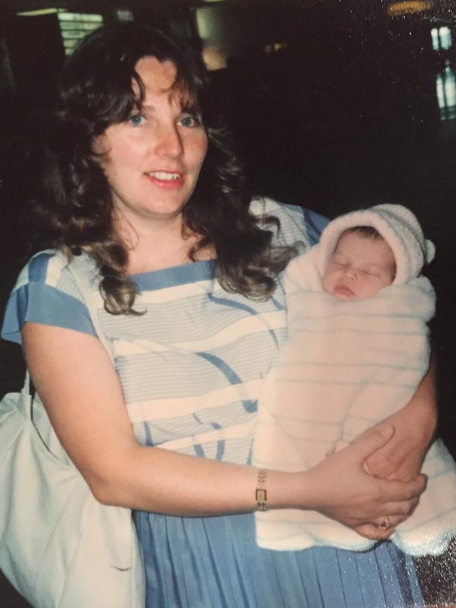 Naomi, pictured here as a newborn with her mum Jean, was 13 when the tragedy unfolded.