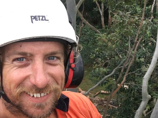 Byron Shire arborist Sebastian Higgins.