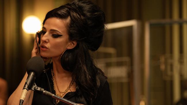 Marisa Abela in a scene from the Amy Winehouse biopic Back To Black.