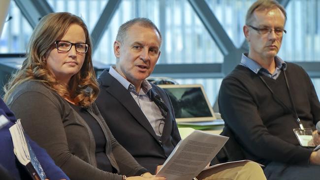 Premier Jay Weatherill at a meeting of the citizens jury at the SAHMRI building.