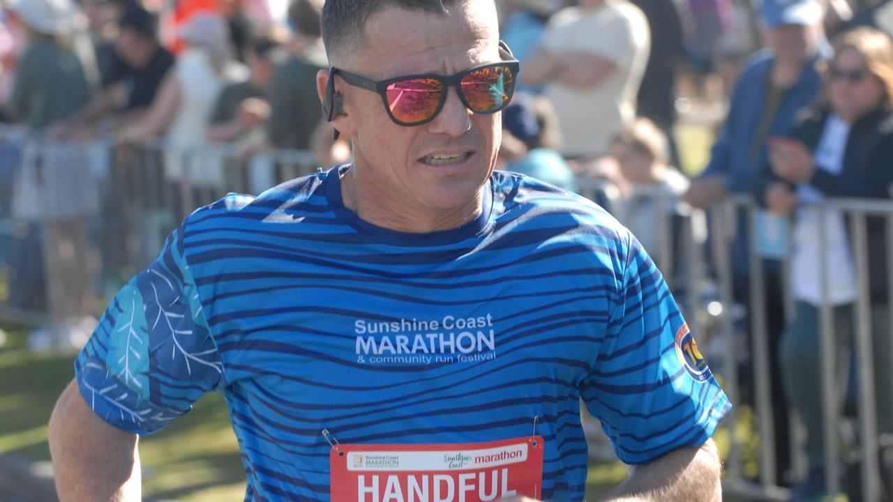 Brett Smith at the 2022 Sunshine Coast Marathon and Community Run Festival.