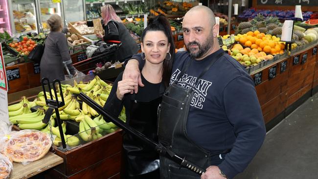 Johnny and Leannda, who he says is the brains of the operation, have been married 23 years. Picture: NCA NewsWire/David Mariuz