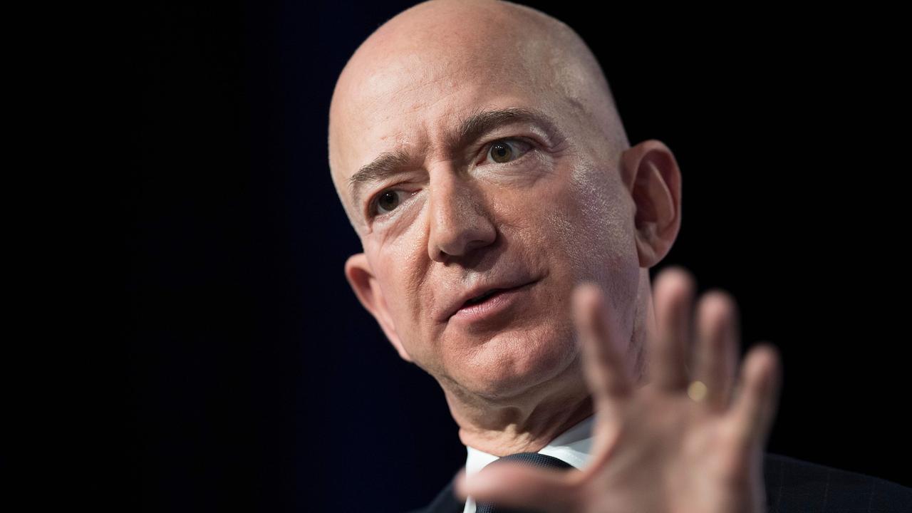 Amazon and Blue Origin founder Jeff Bezos’ advice has paid off. Picture: Jim Watson/AFP