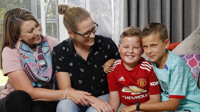 The community has rallied around the Adams-Bennett family in the wake of Tommy’s diagnosis. Picture: John Appleyard