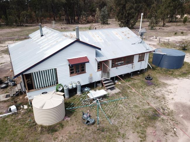 Train property on Wains Road, Wieambilla. Picture: Liam Kidston