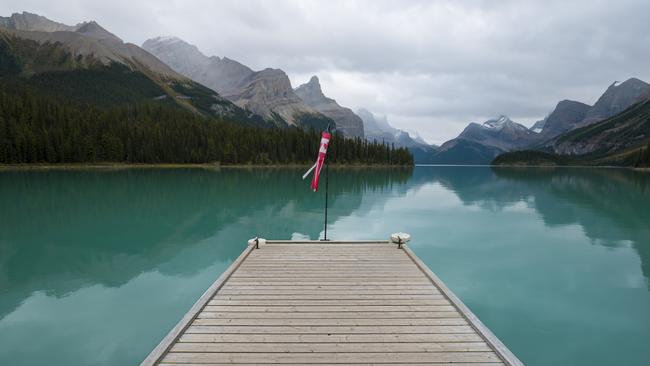 Spirit Island in Alberta, Canada is on Lauren Bath's top places to visit list. Picture: @laurenbath