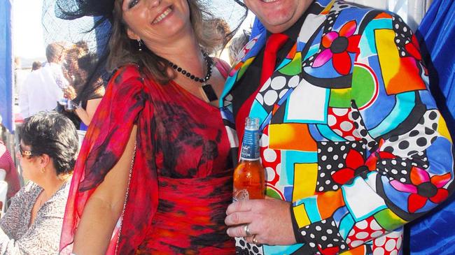 Kerry and Chris Hines at Coffs Harbour Cup Day. Picture: Bruce Thomas/ Coffs Coast Advoca