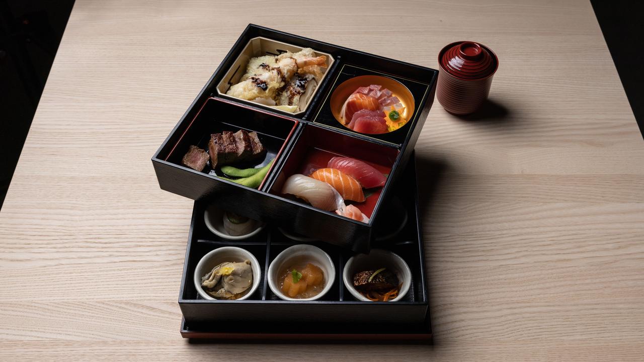 A Shokado bento box at Komeyui in Spring Hill. Picture: David Kelly