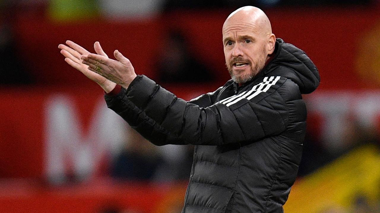 Manchester United manager Erik ten Hag has overseen an incredible run of wins. (Photo by Oli SCARFF / AFP)