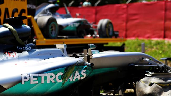 Stewards have ruled Hamilton/Rosberg clash a ‘racing incident’