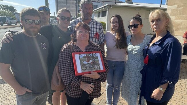 Brayden’s closest family, including Tania and Trina, were present at the first hearing in Bundaberg Magistrates Court on June 6, where the alleged driver of the car involved in the crash was charged with dangerously operating a vehicle causing death.