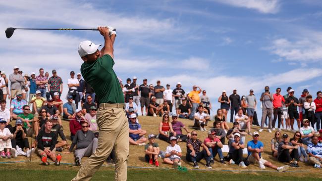 Jason Dunstall missed out on seeing the Pheonix Open golf tournament after his was struck down by food poisoning. Picture: Getty Images