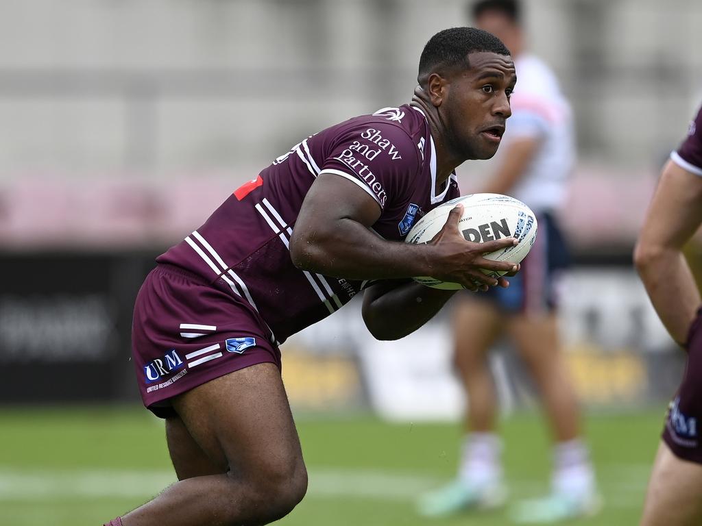 Manly youngster Caleb Navale. Picture: NRL Imagery