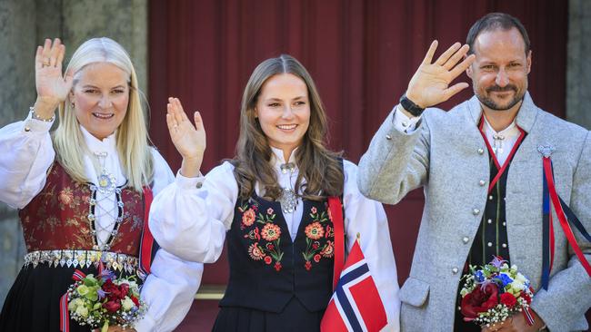 Princess Ingrid, seen here on May 17, is the daughter of Crown Prince Hakon Magnus of Norway and his wife Crown Princess Mette-Marit. Picture: Per Ole Hagen/Getty Images
