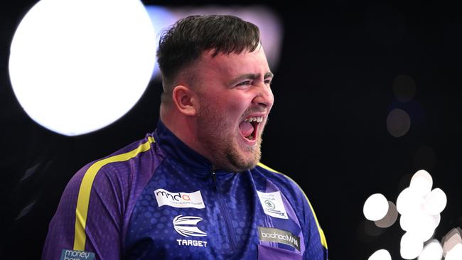 Luke Littler has taken the darts world by storm. (Photo by Justin Setterfield/Getty Images)