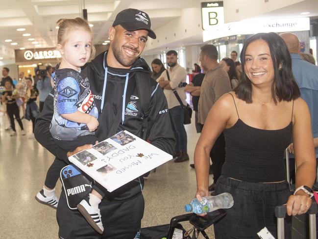 Will Kennedy with his family. Picture: Jeremy Piper