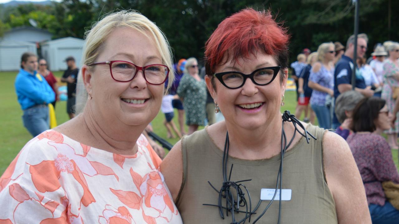 Daintree State School 2024 Centenary Celebration: Jill Savage and Kendall Booth. Picture: Bronwyn Farr