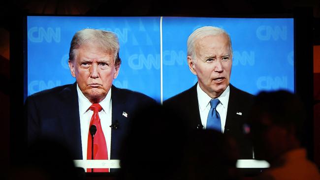 Biden and Trump are facing off in the first presidential debate of the 2024 presidential cycle. Mario Tama/Getty Images/AFP (Photo by MARIO TAMA / GETTY IMAGES NORTH AMERICA / Getty Images via AFP)