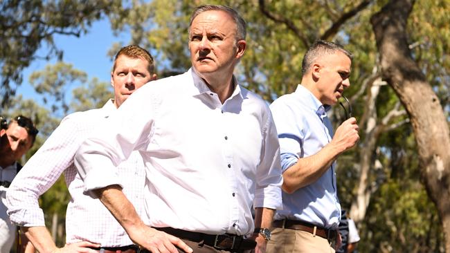 Anthony Albanese enjoyed a five-point rise, to 59 per cent, among those who said he was the better prime minister in the latest Newspoll. Picture: Morgan Sette