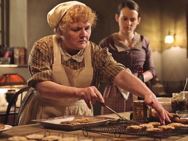 While life for Downton Abbey’s Mrs Patmore and Daisy seems pretty rosy, the reality for domestic workers, particularly young and attractive women, was very different. Picture: Giles Keyte/ ITV