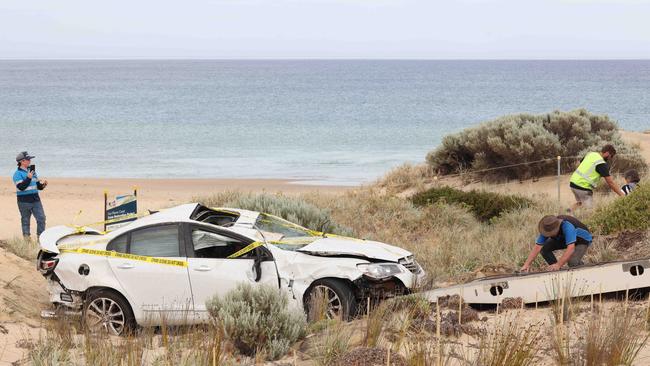 A 30-year old female driver from Northgate and a 30-year old male passenger from Tanunda in Adelaide’s north both suffered non-life threatening injuries in the terrifying crash. Image/Russell Millard Photography