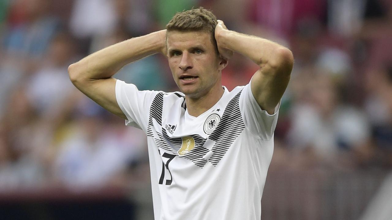 Germany's forward Thomas Mueller.