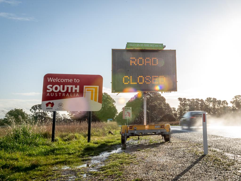 SA borders are currently closed to NSW, the ACT and Victoria. Picture: Jake Nowakowski