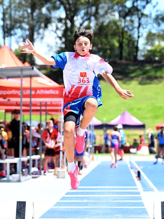 Queensland Little Athletics State Relay Championships. Saturday December 2, 2023. Picture, John Gass