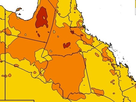 The heatwave will reach over the majority of the state. Photo: BOM