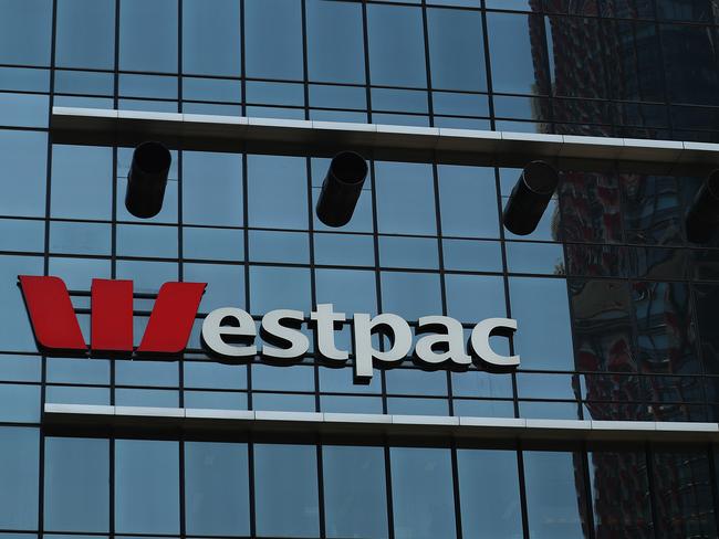 SYDNEY, AUSTRALIA - NOVEMBER 26: Detail of the Westpac bank on November 26, 2019 in Sydney, Australia. Westpac has announced that chief executive Brian Hartzer will step down and chairman Lindsay Maxsted will leave the board early following the launch of an investigation by Australia's financial intelligence agency - AUSTRAC - over a money laundering and child exploitation scandal. AUSTRAC alleges the bank breached anti-money laundering laws 23 million times, including failing to adequately vet thousands of payments potentially linked to child exploitation. (Photo by Mark Metcalfe/Getty Images)