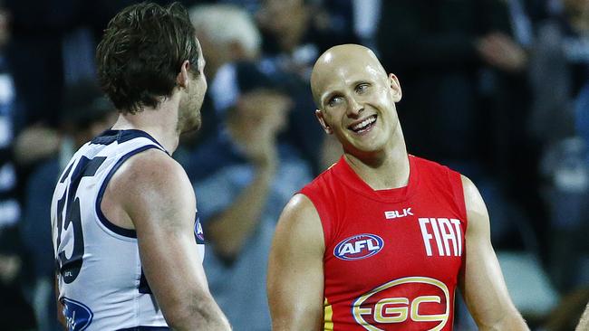 Nick Dal Santo says he can’t see the romanticism behind Gary Ablett’s potential Geelong homecoming. Picture: Colleen Petch.