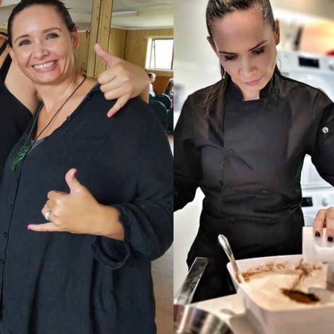 New Zealand chef Bridget Davis weighed 90kg at her heaviest.