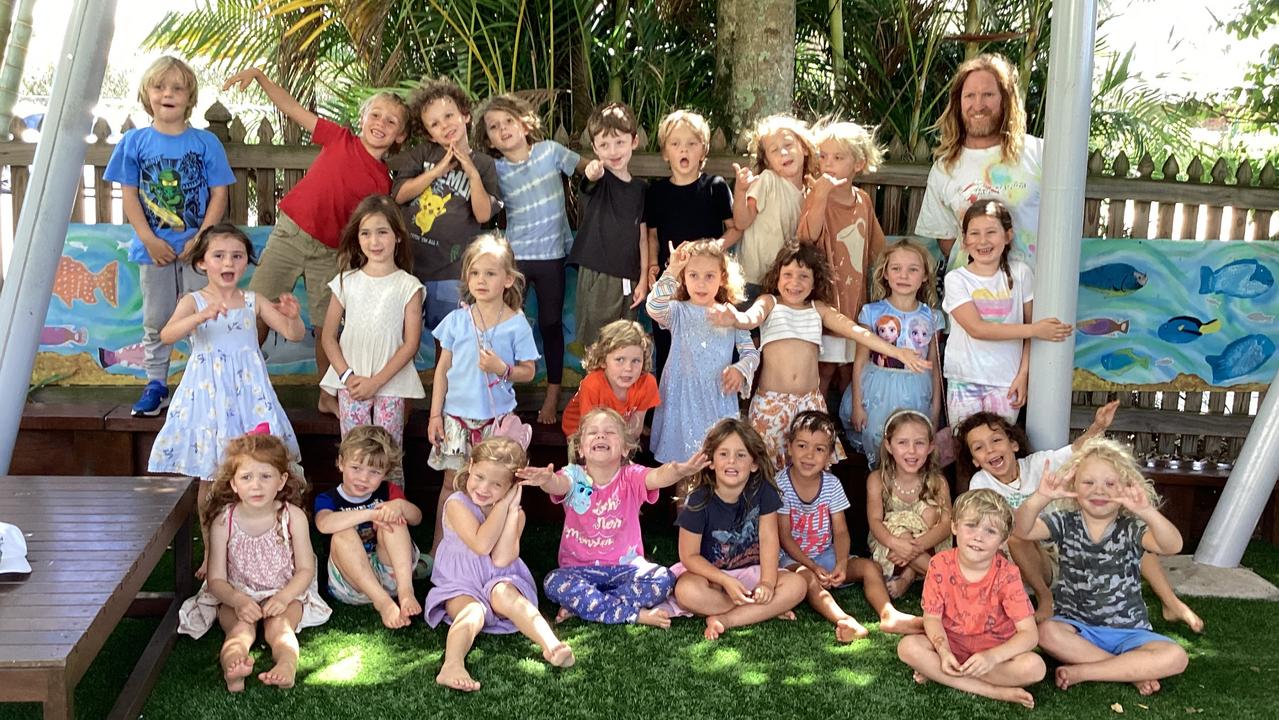 Back row: Alex Beresford, Arlen Franke, Atticus Iacono, Crusoe Cameron-Watson, Darcy Star, Arti Stockdale, Kona Tischler, Ruko Martineau, Brendan Morison (teacher). Middle: Camilla Cavazzini, Bella Malcolm, Hanalei Nowland, Scout Crawley, Lucinda Cowen-Davies, Sheva Ink, Eva Austin-Woods. Front: Winnie Wilson, Micah Lenders, India Arter, Daisy Lewicki, Leila Abegg, Max Bunn, Harper Garft, Ryker Manton, Mavi Salfield and Alby Teague.